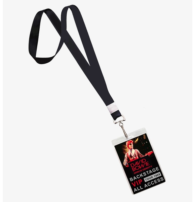David Bowie Space Oddity Backstage Pass Lanyard ID