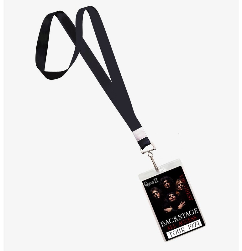 Queen II Backstage Pass Lanyard ID