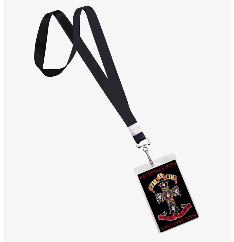 Guns N&#39; Roses Appetite for Destruction Backstage Pass Lanyard ID