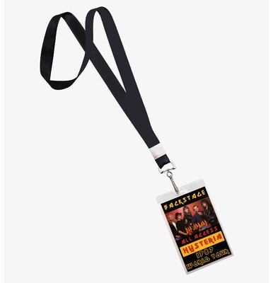 Def Leppard 1987 Backstage Pass Lanyard ID