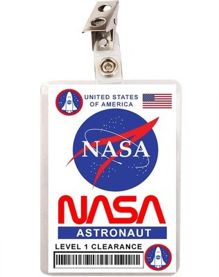 NASA Astronaut Level 1 ID ID Badge