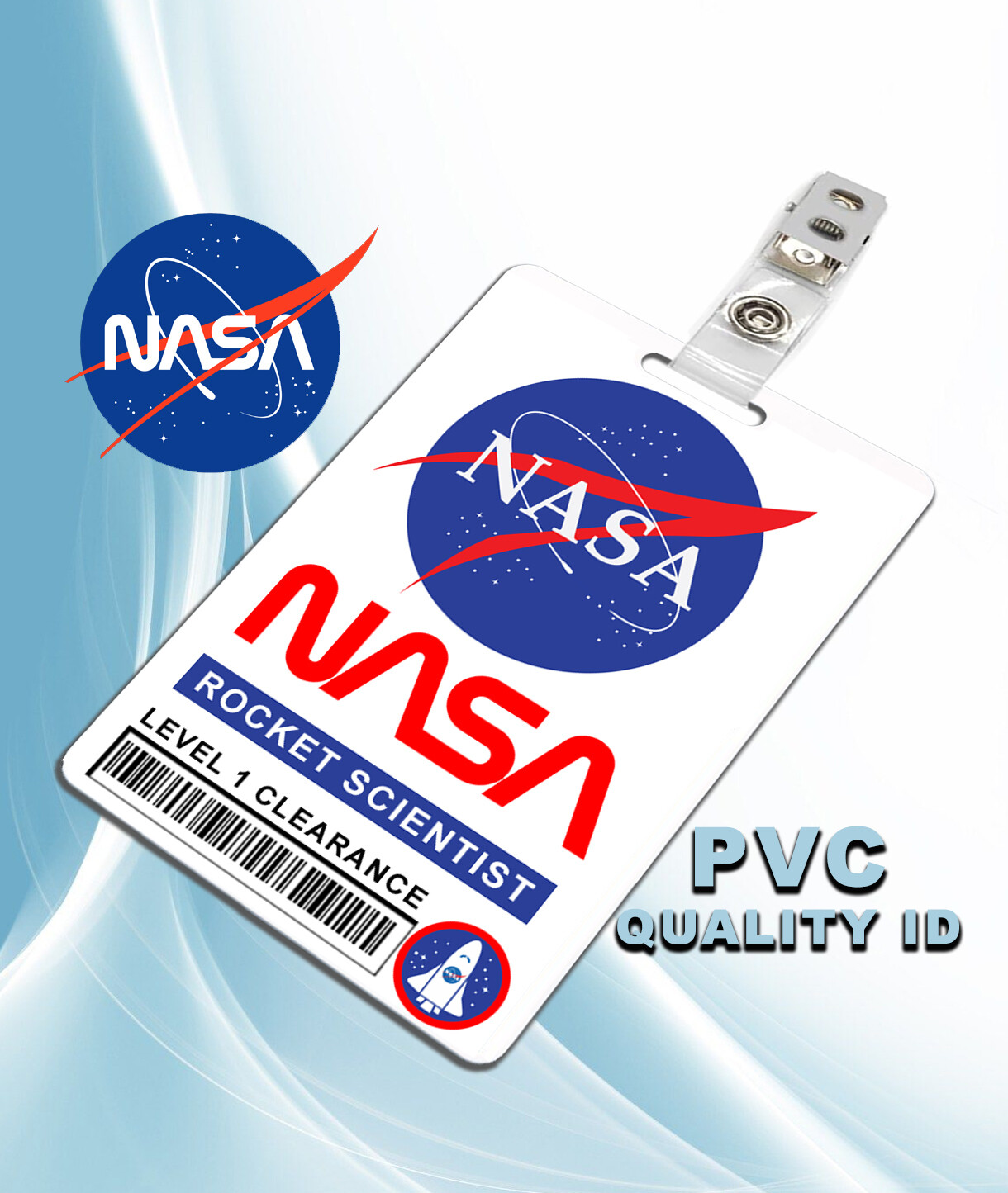 NASA ID Badge PVC nasa-id-badge-pvc