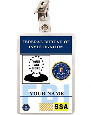 Custom Criminal Minds FBI SSA ID Badge Badge