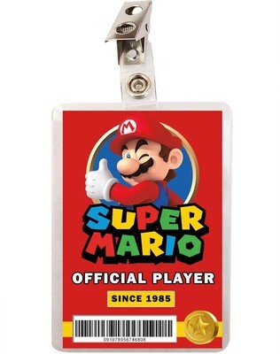 Super Mario Official Player ID Badge