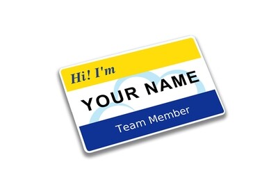 Custom Superstore Cloud 9 Employee Card Pin