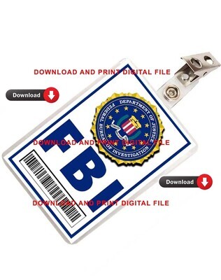 FBI ID Badge Image Download PDF
