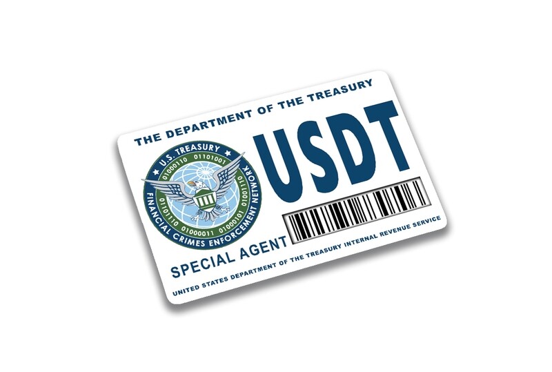 USDT Department of the Treasury ID Card