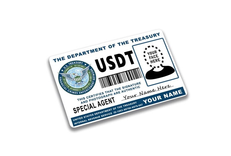 Custom Treasury Department Special Agent ID Card