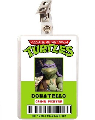 Ninja Turtles Donatello ID Badge