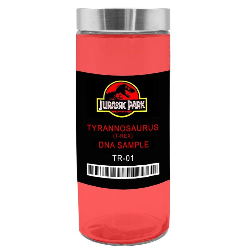 Jurassic Park DNA Sample 1.65L Large Glass Vial Display
