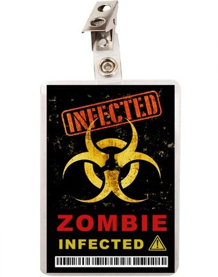 Infected Zombie ID Badge