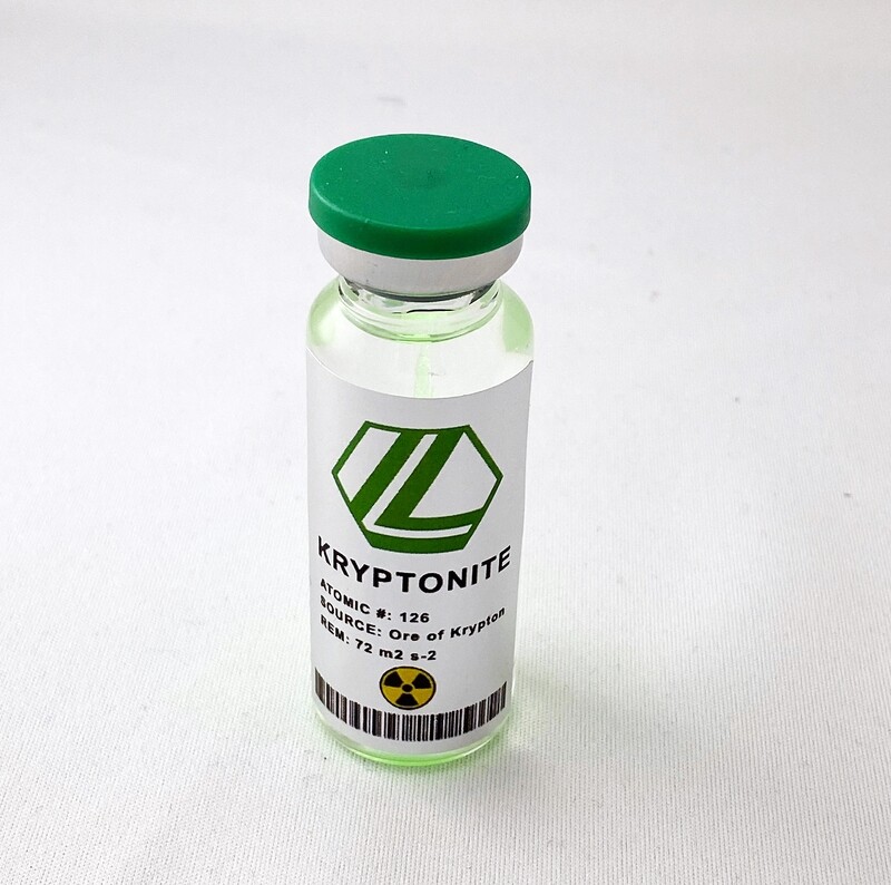 Kryptonite Lex Luthor Corporation Vial