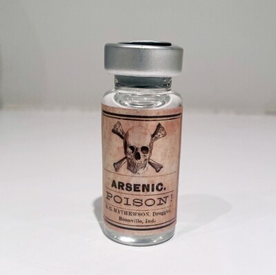 Arsenic Poison Serum Vial 10ml Small Bottle