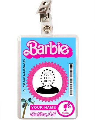 Custom Barbie ID Badge