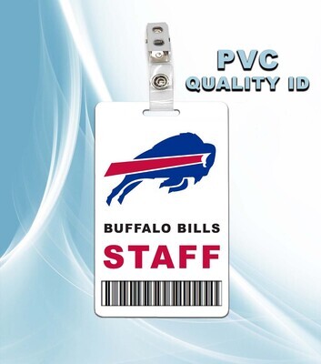 NFL Buffalo Bills Staff Pass ID Badge PVC
