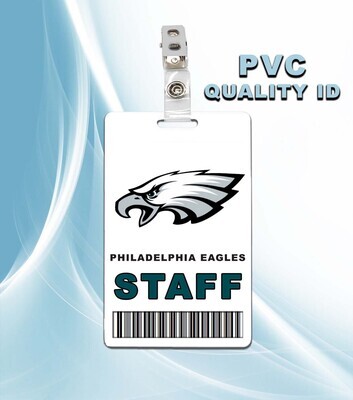 NFL Philadelphia Eagles Staff Pass ID Badge PVC