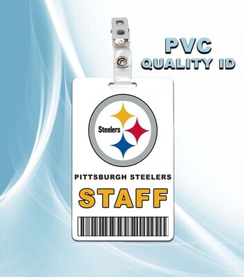 NFL Pittsburgh Steelers Staff Pass ID Badge PVC