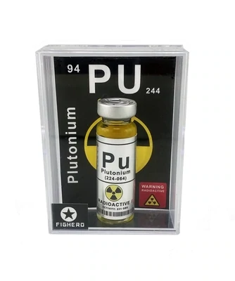 Plutonium Vial Bottle with Display Collectable Box