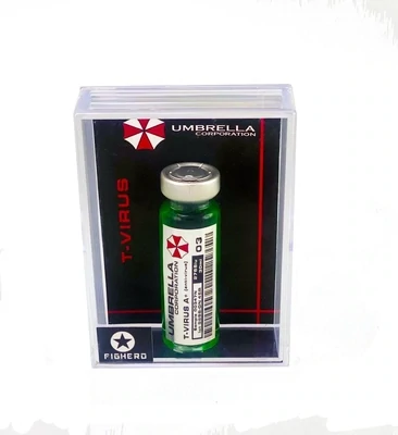 Umbrella Corporation T-Virus 03 Serum Vial Bottle with Display Collectable Box
