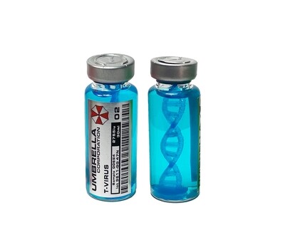 Umbrella Corporation T-Virus 02 Vial Helix DNA