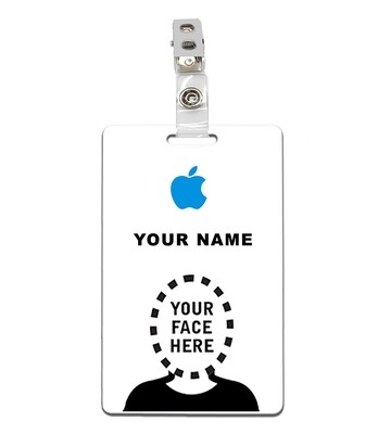 Custom Apple ID Badge PVC