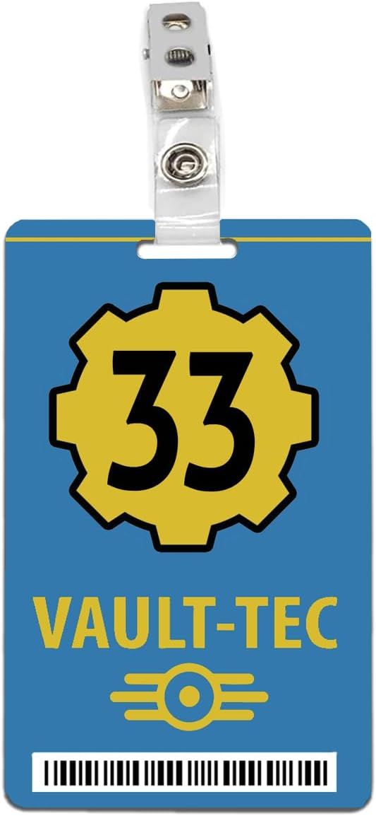 Fallout Vault-Tec Vault 33 ID Badge PVC