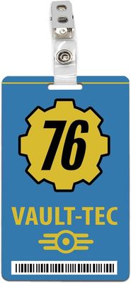 Fallout Vault-Tec Vault 76 ID Badge PVC