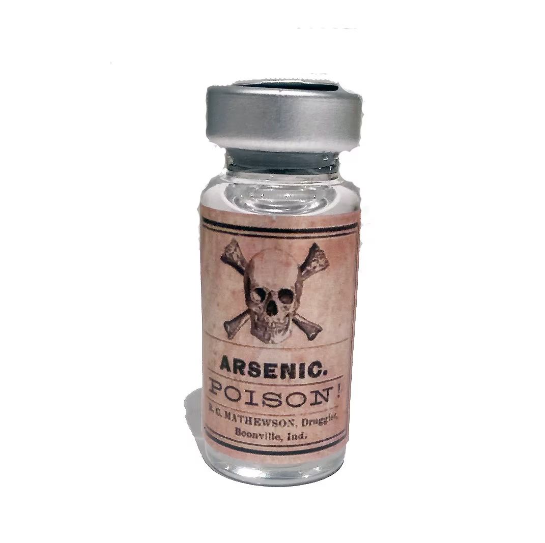 Arsenic Poison Serum Vial 10ml Small Bottle