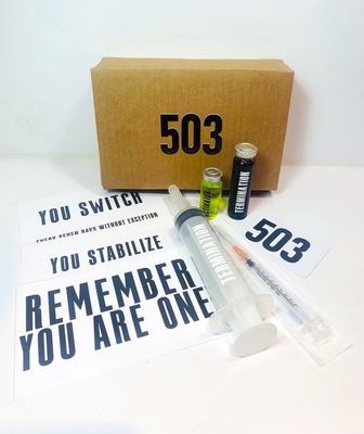 The Substance Activator &amp; Termination Serum Vial Bottles with Syringe and Card Set