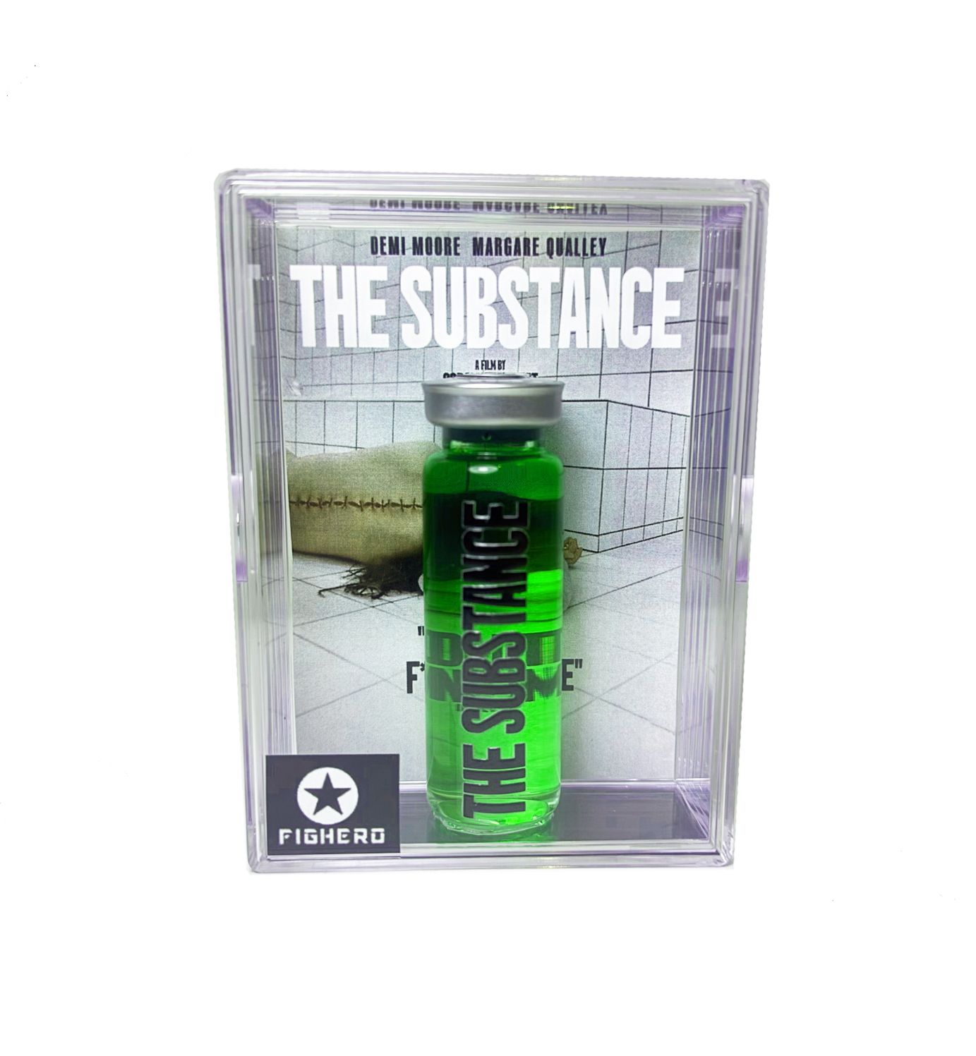 The Substance Serum Vial Bottle with Display Collectable Box Movie Prop