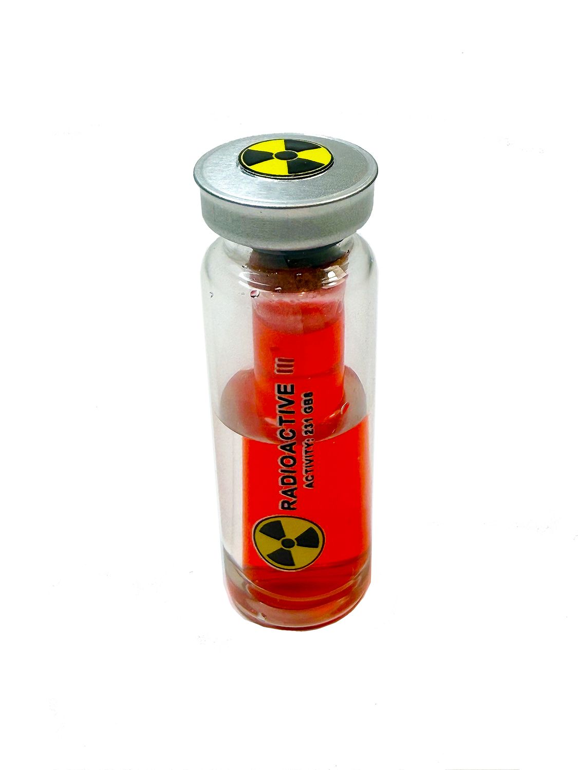 Back To The Future Plutonium Vial Prop Replica Radioactive