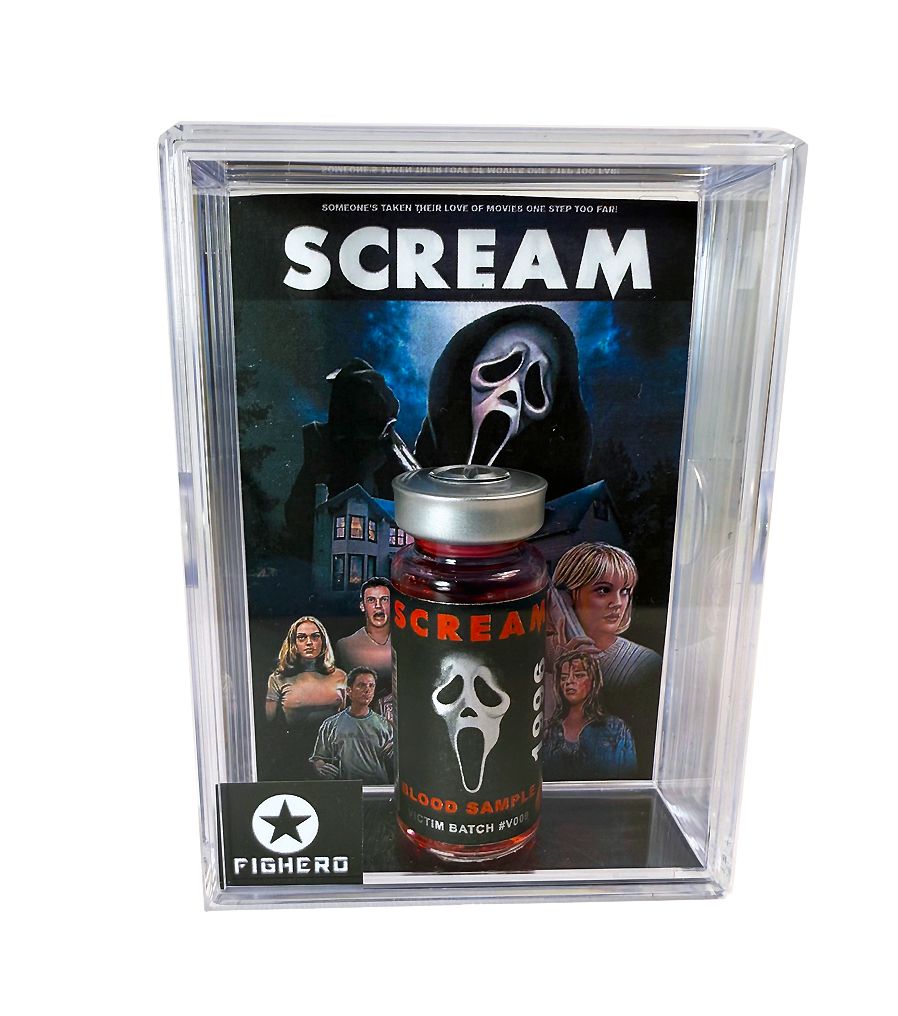 Scream Blood Sample Vial Bottle with Display Collectable Box