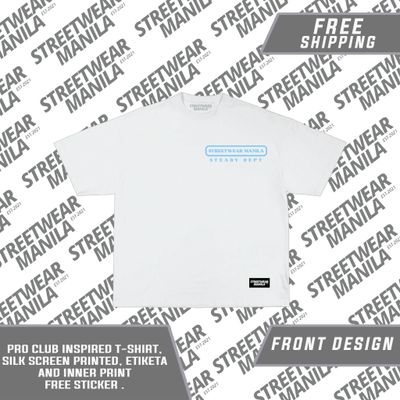 &quot;SLOW &amp; STEADY&quot; T-SHIRT CREWNECK COTTON