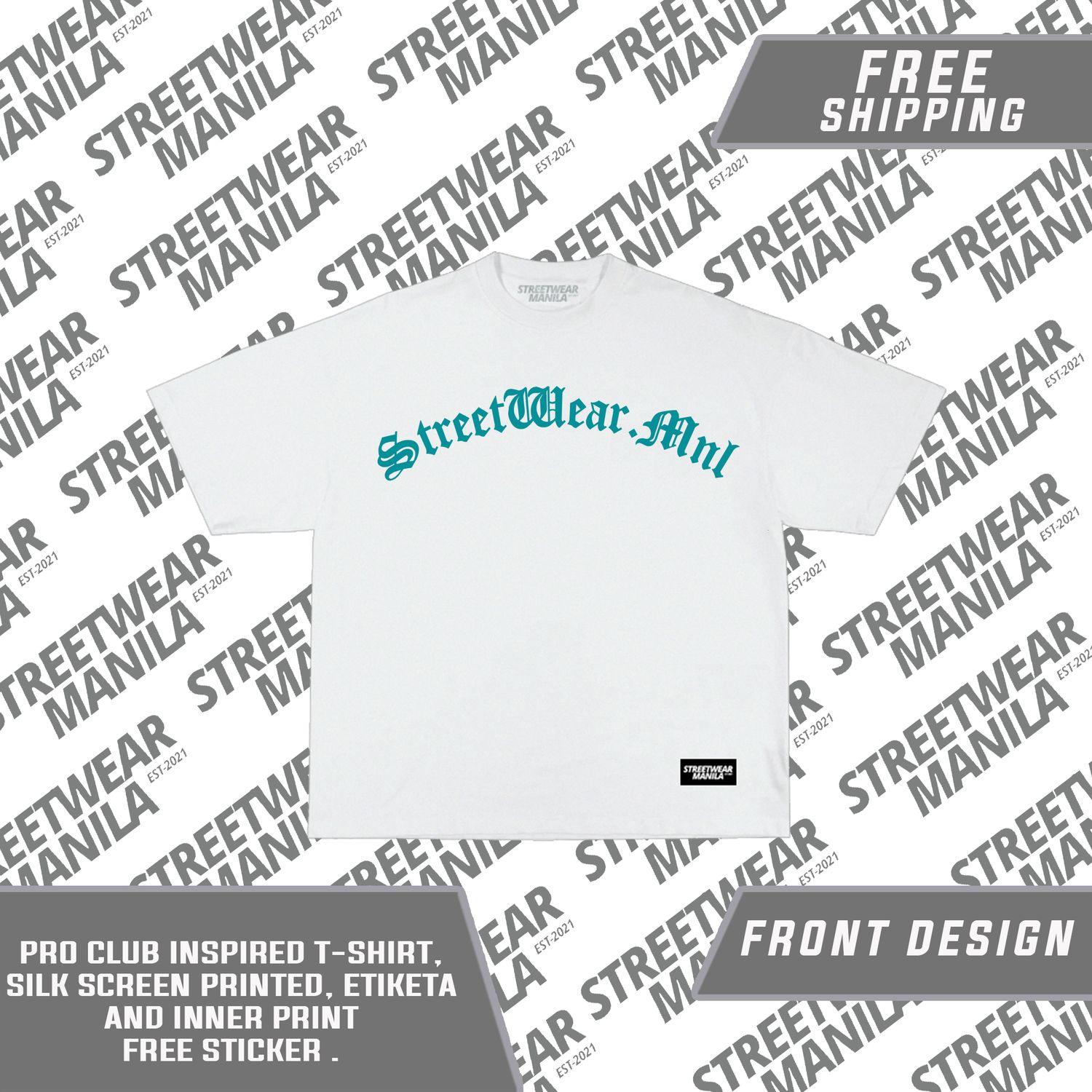 &quot;StreetClassic &quot; T-SHIRT CREWNECK COTTON