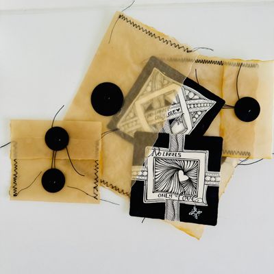 7F5R Studio - Handmade Envelopes Set - Black
