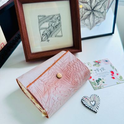 7F5R Studio - Handcrafted Watercolour Journal - Verdigogh &amp; Friends - Vegan Leather - Pre-Order