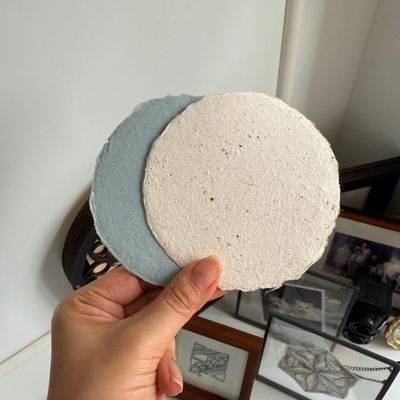 7F5R Studio - Handmade Watercolour Rag Paper 9cm Round 10pc set