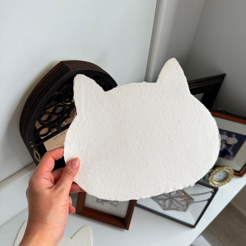 7F5R Studio - Handmade Watercolour Rag Paper 25cm Cat 3pc set