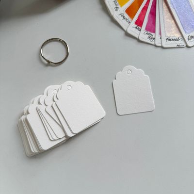7F5R Studio - Square Swatch Card Blanks - Set of 25pc