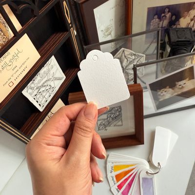 7F5R Studio - Square Swatch Card Blanks - Set of 25pc