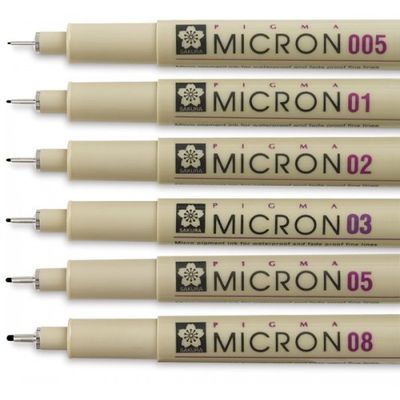 Sakura - Pigma Microns - Box of 12