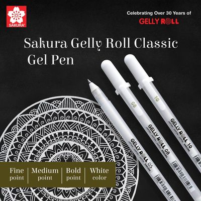 Sakura - Gelly Roll - White - Box of 12