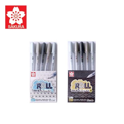 Sakura - Gelly Roll - Grey Set of 5 x 3 packs