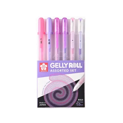 Sakura - Gelly Roll - Pink &amp; Purple Set of 6 x 3 packs