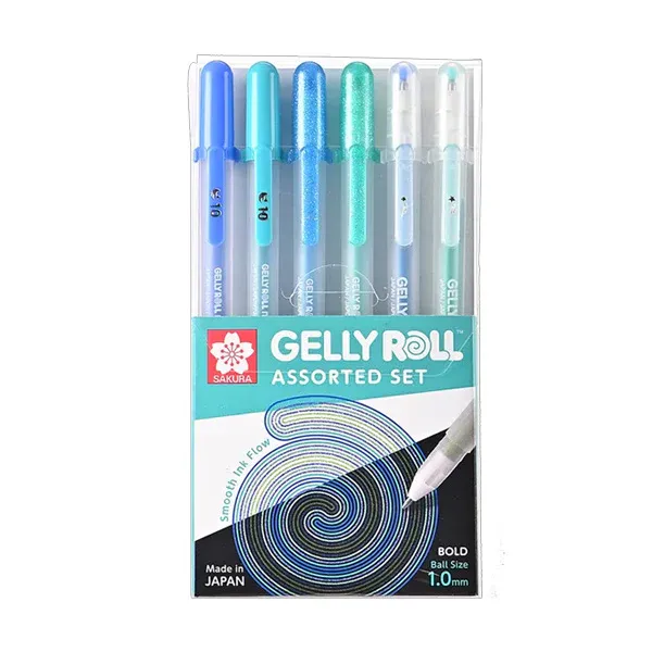 Sakura - Gelly Roll - Pink &amp; Purple Set of 6 x 3 packs