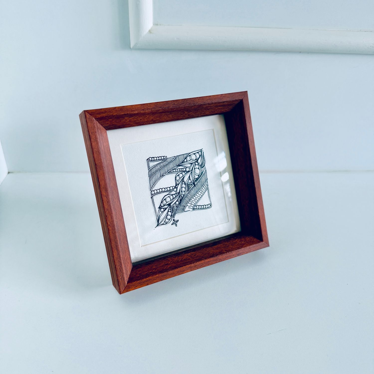 7F5R Studio - Artisanal Collection - Square Wooden Frame with Glass
