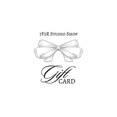 7F5R Studio - Gift card