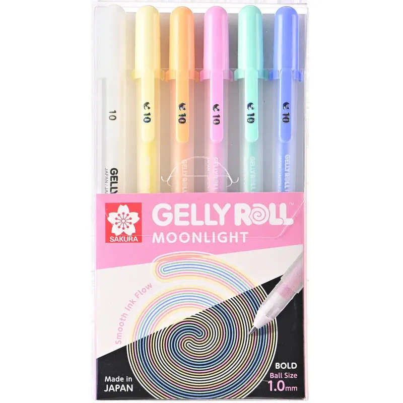 Sakura - Gelly Roll - Moonlight Pastel 10 Set of 6 x 3 packs