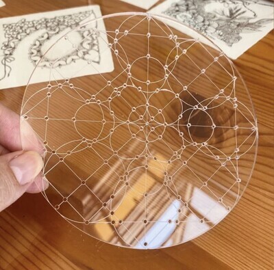 7F5R Studio . Flower of Life Stencil
