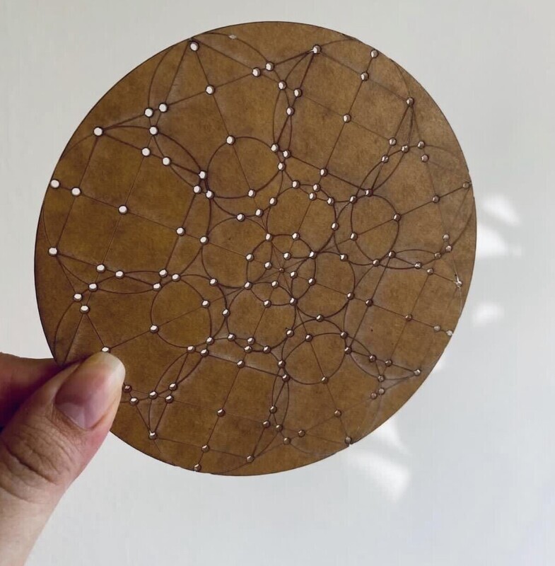 7F5R Studio . Flower of Life Stencil